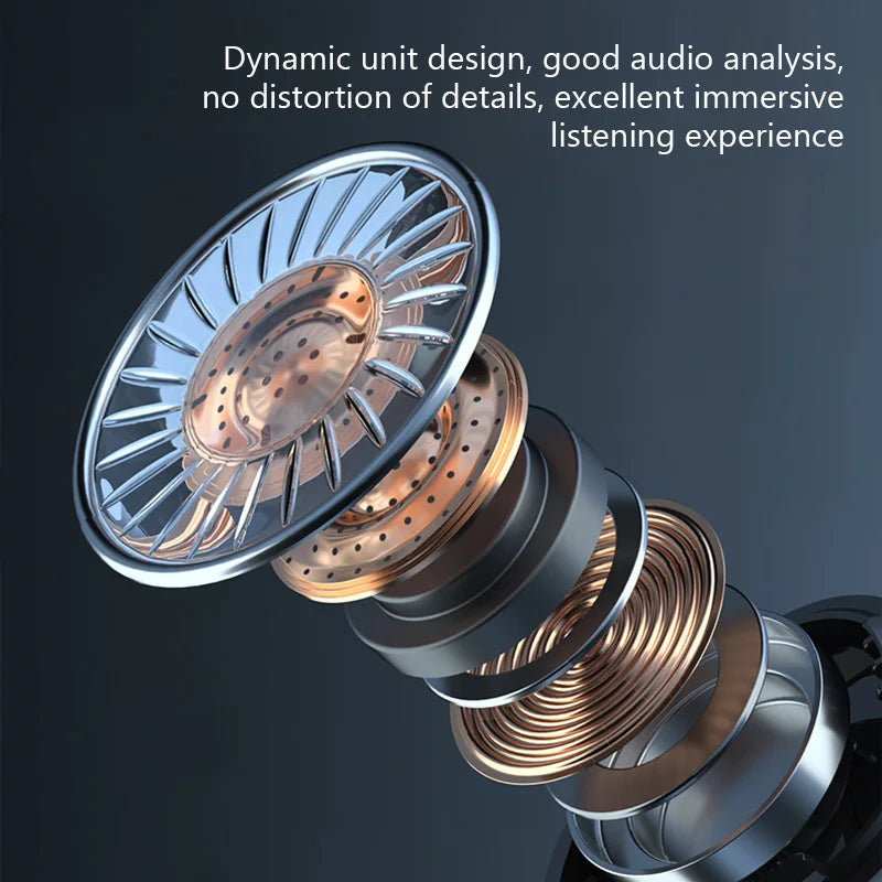 Auriculares Bluetooth M10 TWS de 2500 mAh con cargador, auriculares inalámbricos con micrófono, auriculares deportivos estéreo 9D impermeables