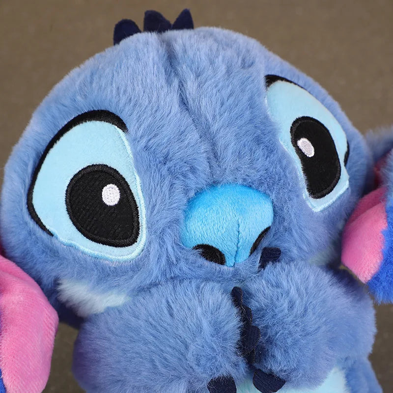 Peluche de Lilo y Stitch con luz musical, juguete de Stitch para ayudar a dormir al bebé, regalo de peluche de anime kawaii para niños